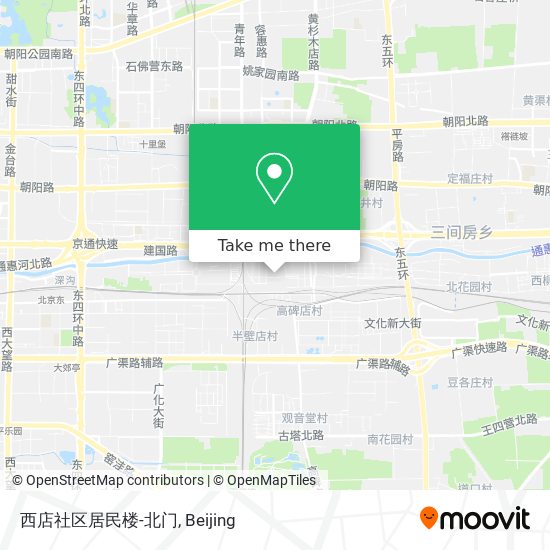西店社区居民楼-北门 map