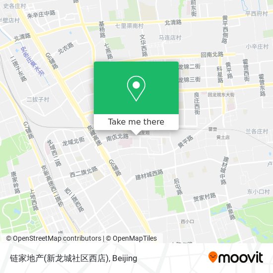 链家地产(新龙城社区西店) map