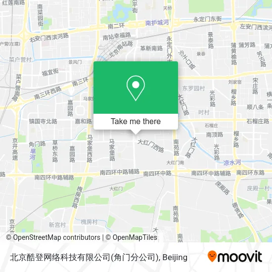 北京酷登网络科技有限公司(角门分公司) map