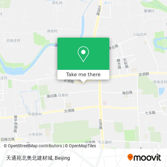 天通苑北奥北建材城 map