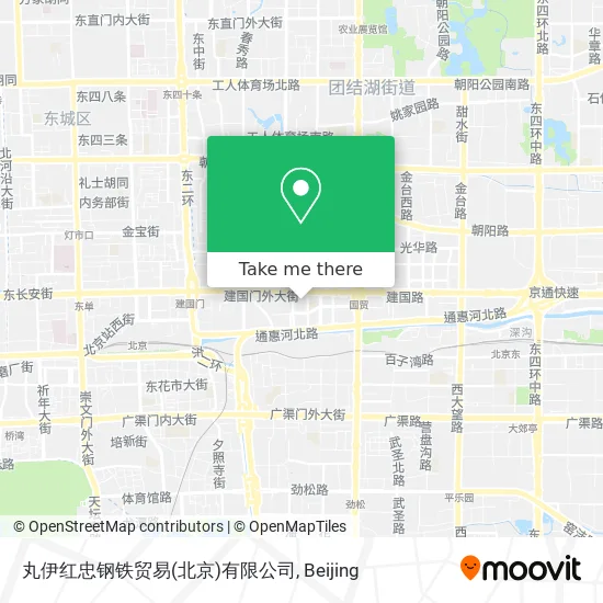 丸伊红忠钢铁贸易(北京)有限公司 map