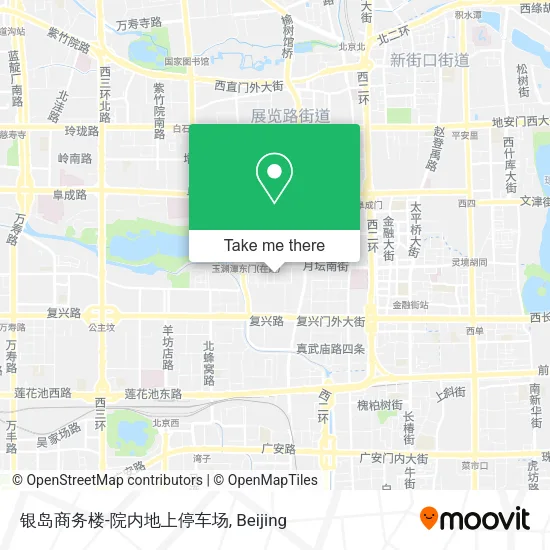 银岛商务楼-院内地上停车场 map