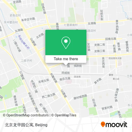 北京龙华园公寓 map