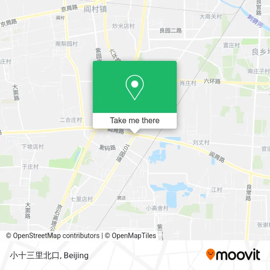小十三里北口 map