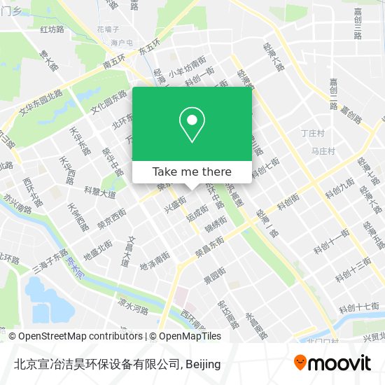 北京宣冶洁昊环保设备有限公司 map