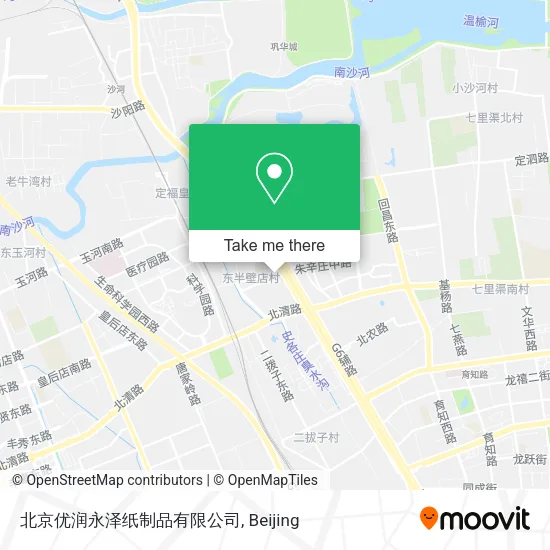 北京优润永泽纸制品有限公司 map