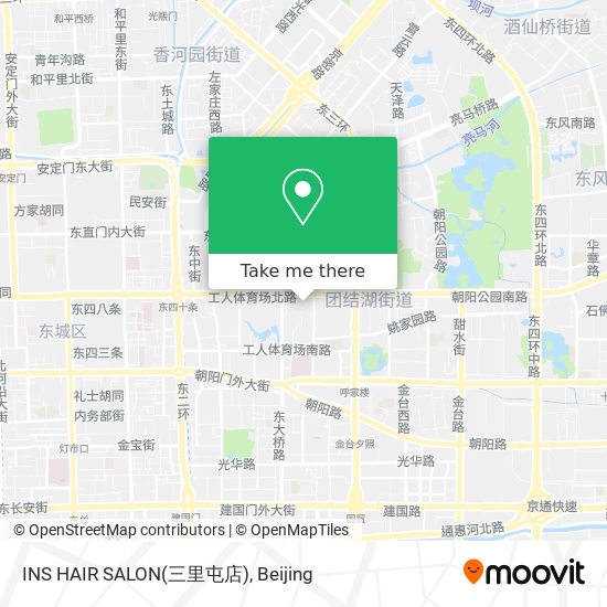 INS HAIR SALON(三里屯店) map