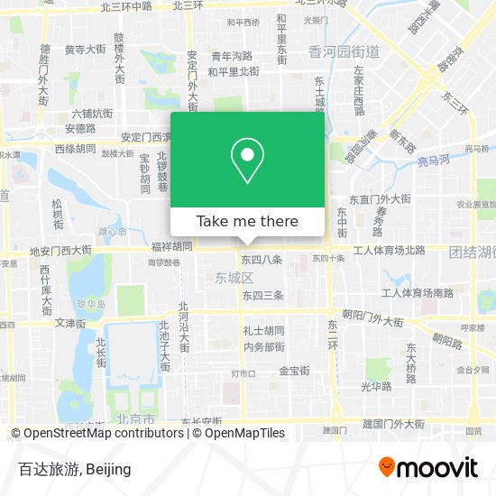 百达旅游 map