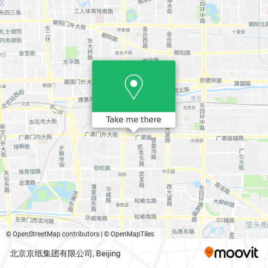 北京京纸集团有限公司 map