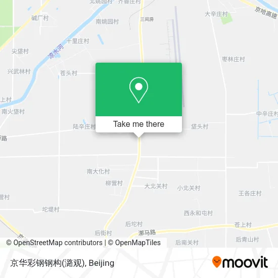 京华彩钢钢构(潞观) map