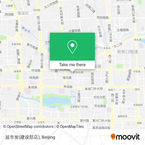 超市发(建设部店) map