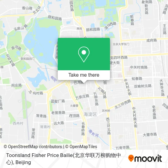 Toonsland Fisher Price Bailie(北京华联万柳购物中心) map