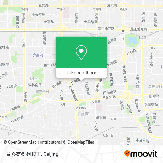 晋乡苟得列超市 map
