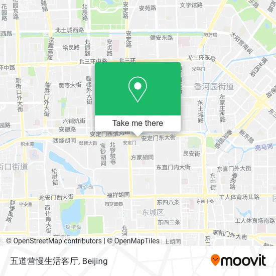 五道营慢生活客厅 map