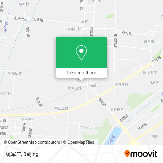 统军庄 map