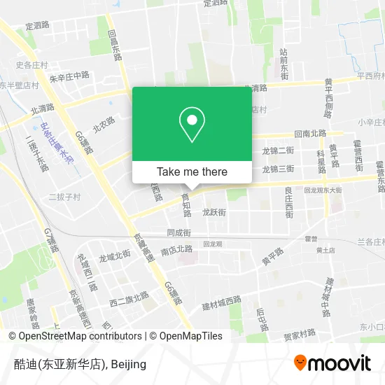 酷迪(东亚新华店) map