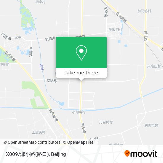 X009/漷小路(路口) map