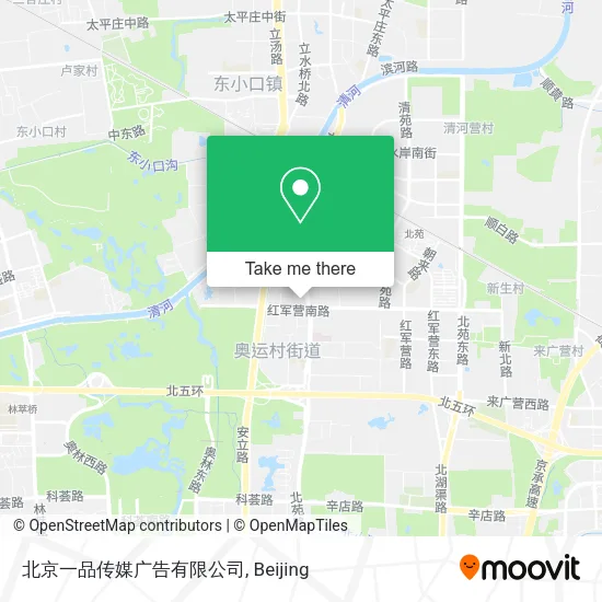 北京一品传媒广告有限公司 map