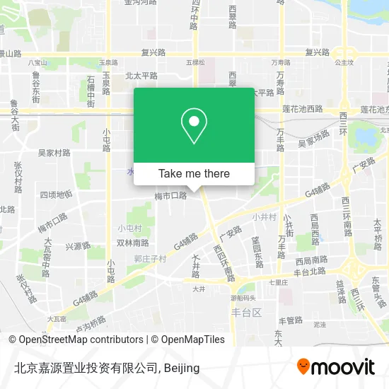北京嘉源置业投资有限公司 map