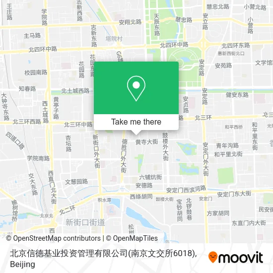 北京信德基业投资管理有限公司(南京文交所6018) map