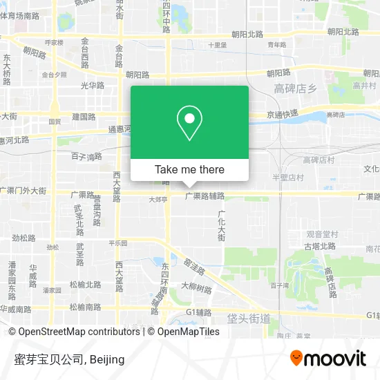 蜜芽宝贝公司 map