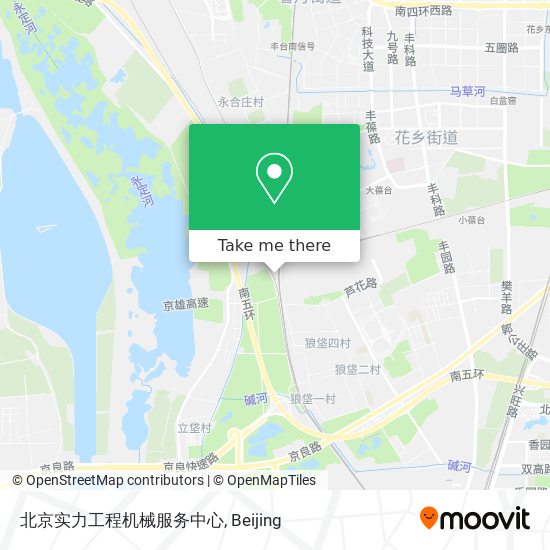 北京实力工程机械服务中心 map