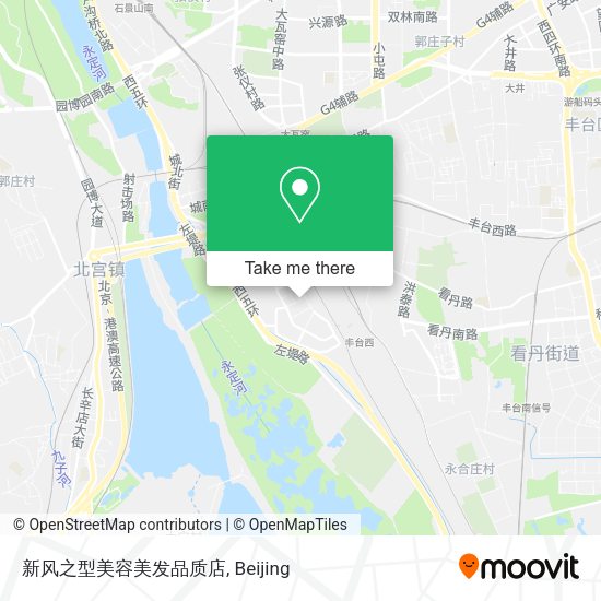 新风之型美容美发品质店 map