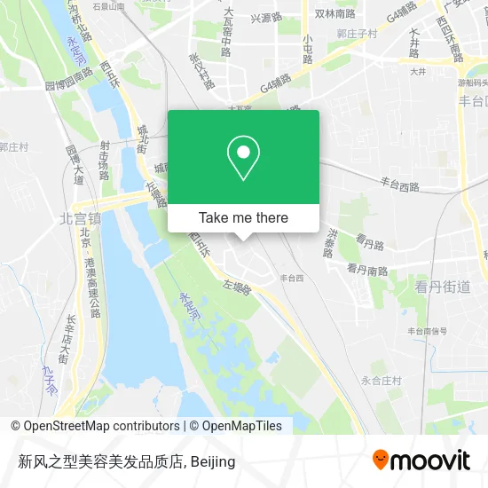 新风之型美容美发品质店 map