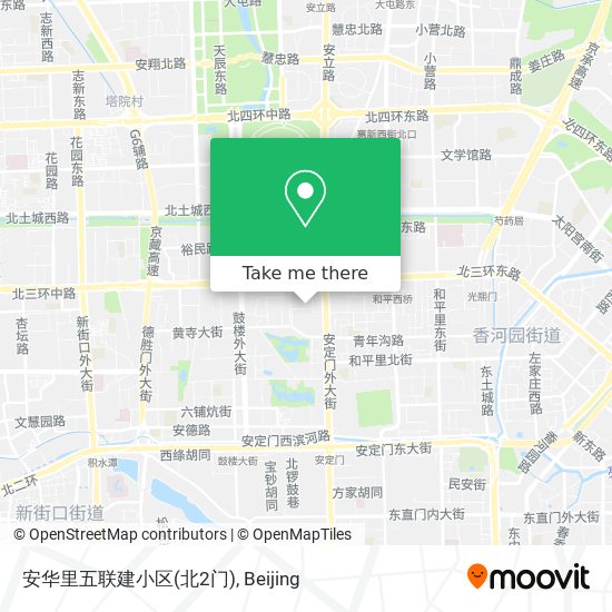 安华里五联建小区(北2门) map