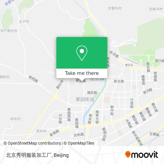 北京秀明服装加工厂 map