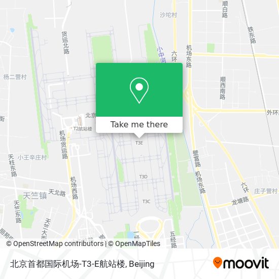 北京首都国际机场-T3-E航站楼 map