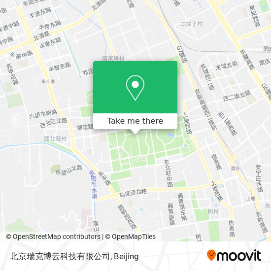 北京瑞克博云科技有限公司 map