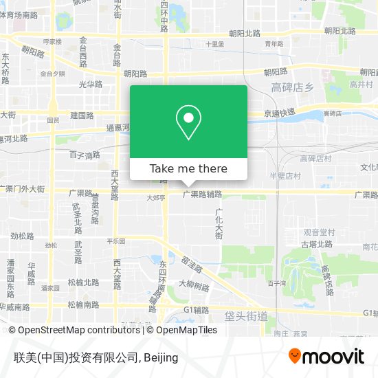 联美(中国)投资有限公司 map