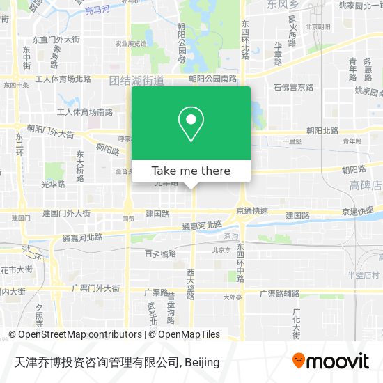 天津乔博投资咨询管理有限公司 map