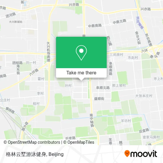 格林云墅游泳健身 map