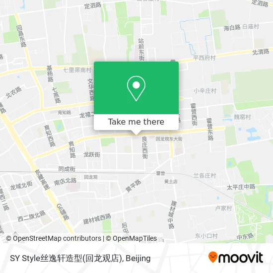 SY Style丝逸轩造型(回龙观店) map