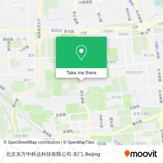 北京东方中科达科技有限公司-东门 map