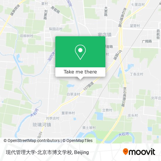 现代管理大学-北京市博文学校 map
