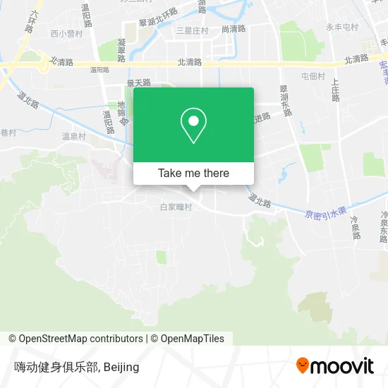 嗨动健身俱乐部 map