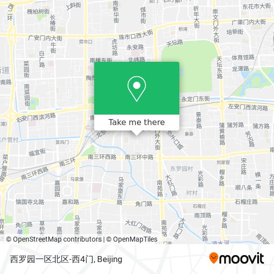 西罗园一区北区-西4门 map