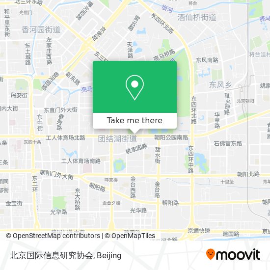 北京国际信息研究协会 map