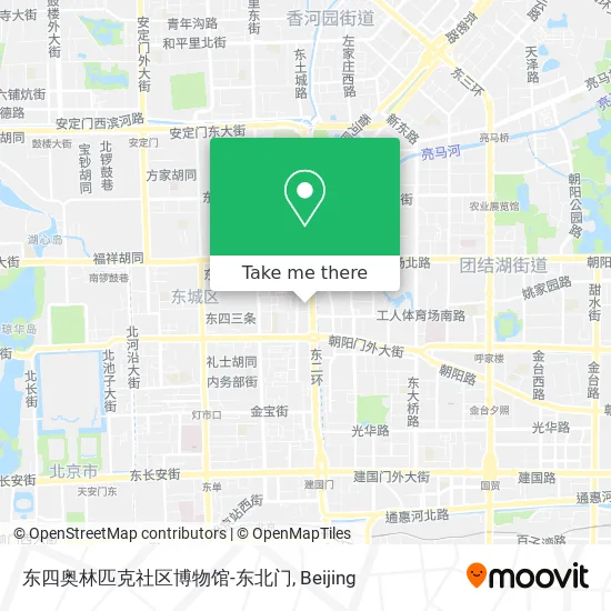东四奥林匹克社区博物馆-东北门 map