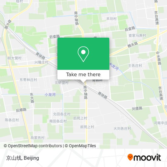 京山线 map