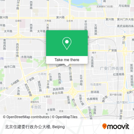 北京住建委行政办公大楼 map