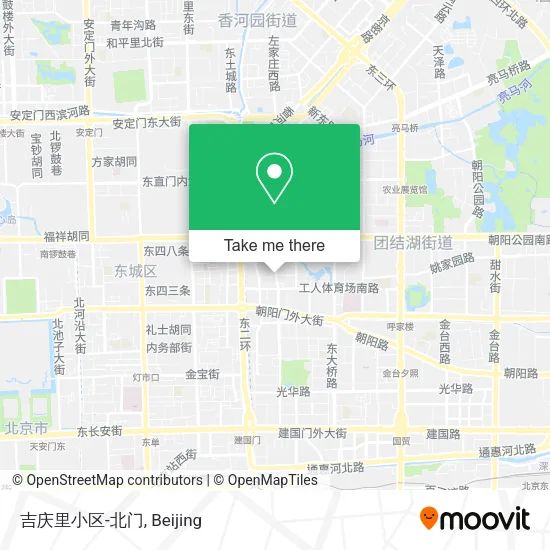吉庆里小区-北门 map