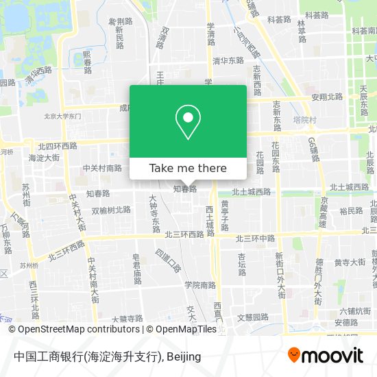 中国工商银行(海淀海升支行) map