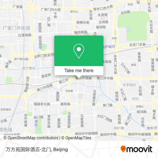 万方苑国际酒店-北门 map