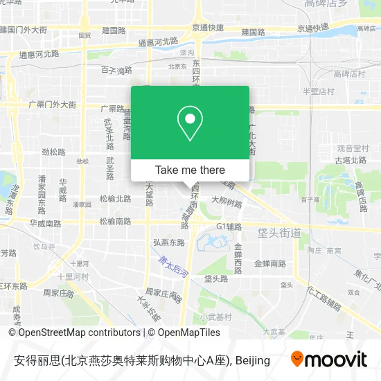 安得丽思(北京燕莎奥特莱斯购物中心A座) map