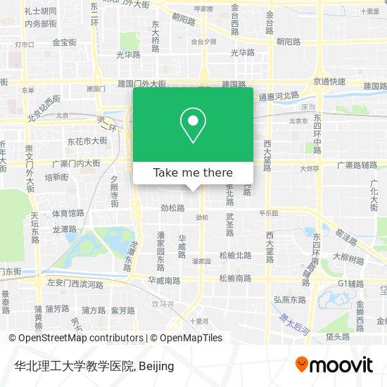 华北理工大学教学医院 map
