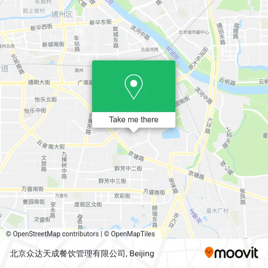 北京众达天成餐饮管理有限公司 map